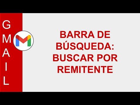 B&uacute;squeda eficiente de remitentes en Gmail