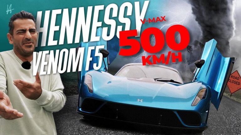 El Hennessey Venom F5 se estrella a 250 mph en la pista del Centro Espacial Kennedy