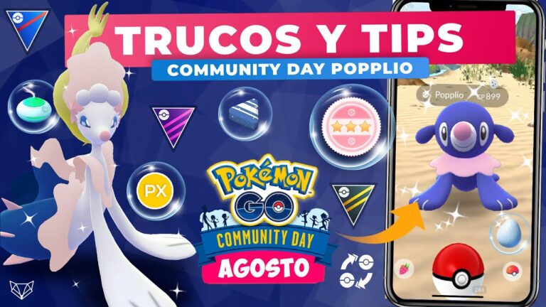 &iexcl;Haz Olas con Popplio en el D&iacute;a de la Comunidad de Pok&eacute;mon GO en Agosto 2024!