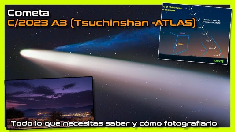 ¡No te pierdas el cometa Tsuchinshan-ATLAS en vivo el 21 de octubre!