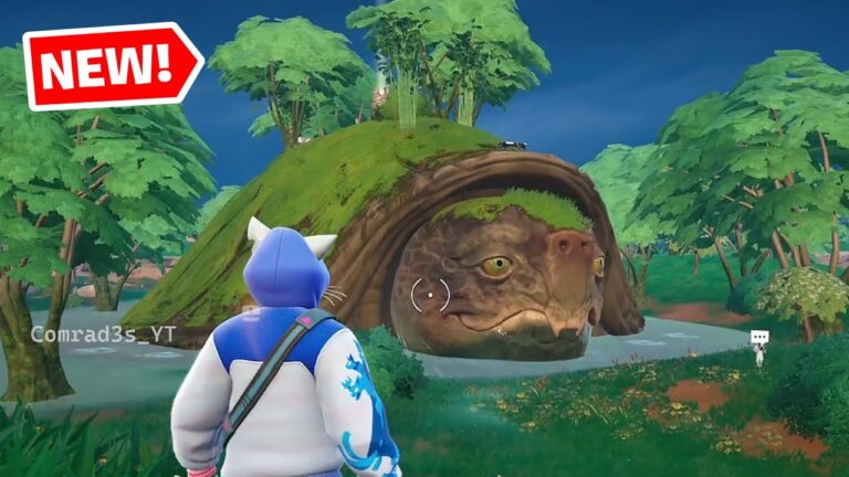 &iquest;D&oacute;nde encontrar a la tortuga gigante en Fortnite y sus secretos?